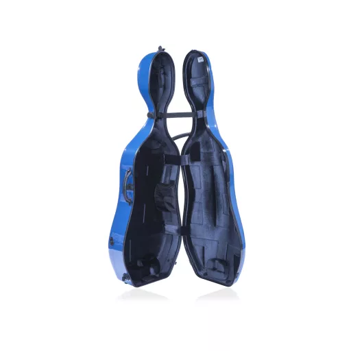 BAM Etui für Cello, Newtech széria, kerekek nélkül, szín: kék