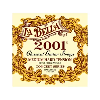 LA BELLA 2001 KÖZEPESEN KEMÉNY Klasszikus Gitár Húrok
