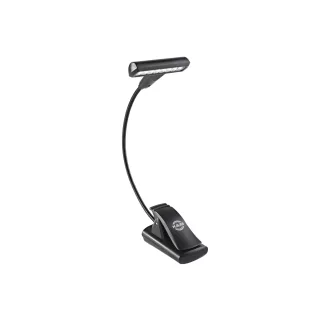   K&M Led kottaállvány-lámpa, "T-Model Led Flexilight", fekete, 8 LED-ek
