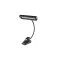 K&M Led kottapult lámpa, "Concert Light", fekete, 6 Led-ek