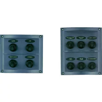Kapcsolótábla 4 egységes 108 x 95 mm