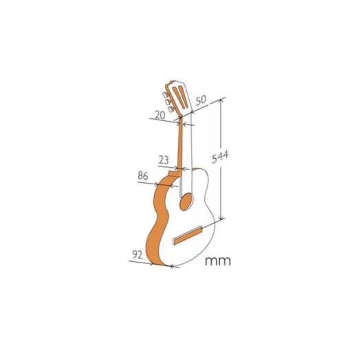 ALHAMBRA 1C REQUINTO 1/2 Klasszikus gitár