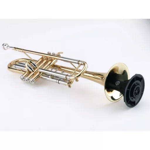 K&M Trumpet Állvány, fekete, 190mm, 3 lábak