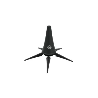 K&M klarinétállvány fekete, 130 mm, 5 láb