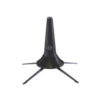 K&M Flügelhorn állvány fekete, 250mm, 5 láb