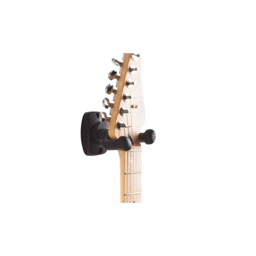 K&M gitár falitartó, fekete, western- és elektromos gitárhoz