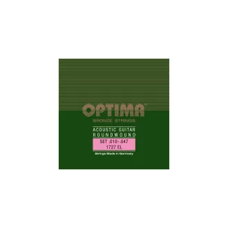 OPTIMA BRONZE ACOUSTICS Guitar Satz extra light, 010 - 047