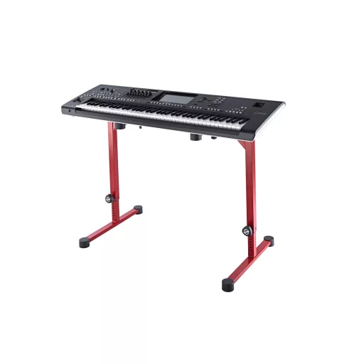 K&M Keyboardasztal OMEGA, rubinvörös