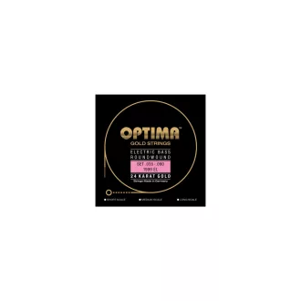   OPTIMA E-Bass 24K GOLD STRINGS Készlet extra light, Long Scale, 035 - 090