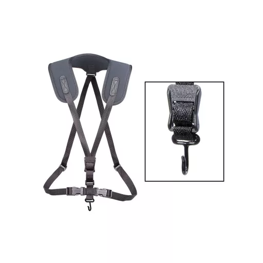NEOTECH keresztheveder szaxofonhoz, Super Harness, szín: fekete