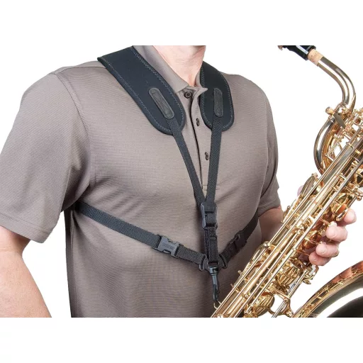 NEOTECH kereszthám szaxofonhoz, Super Harness, XL, Szín: fekete