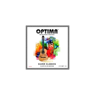   OPTIMA SILVER CLASSICS Gyermek Gitár Készlet 1/8 (39-44cm), g3 tekercselt