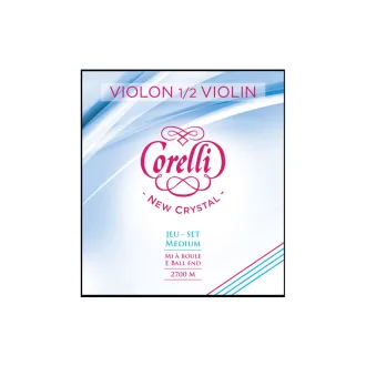 CORELLI Húrok hegedűre 1/2, Crystal, zöld selyem