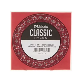   DADDARIO J2705 Normál A5 Klasszikus Gitár Húrozott Egyhúros Húr
