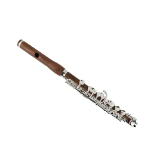   TREVOR JAMES Piccoló, mopane fa, ezüstözött mechanika, cherrywood tok és borítás tartozék