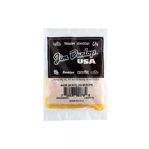 DUNLOP 443R.80 0.80 Nylon Midi Pengető