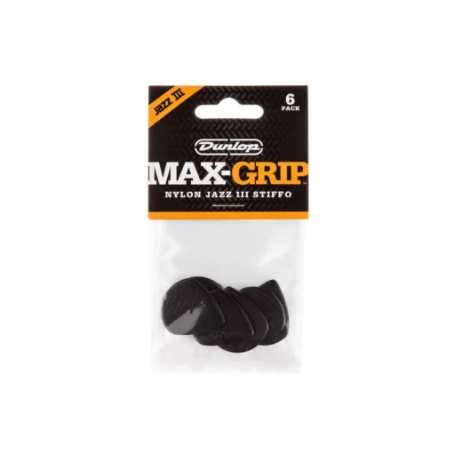 DUNLOP 471P3S Nylon Max Grip Jazz III (6) pengető csomag