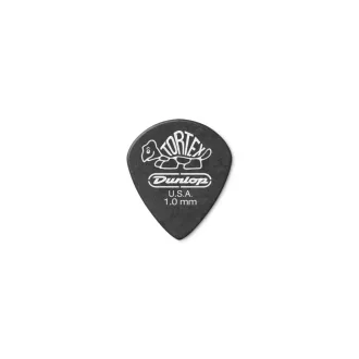 DUNLOP 482R1.0 Tortex Pitch Black Jazz 1.0 Pengető