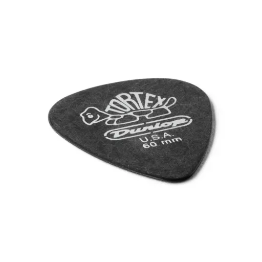 DUNLOP 488R.60 Tortex Pitch Black Standard Pengető