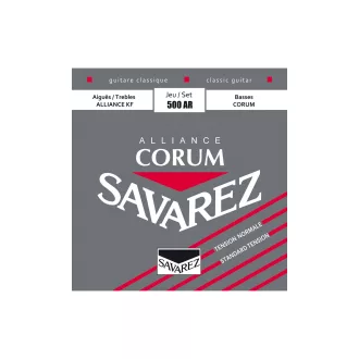   SAVAREZ Gitárhúr készlet klasszikus gitárhoz, Alliance Corum, Piros, közepes