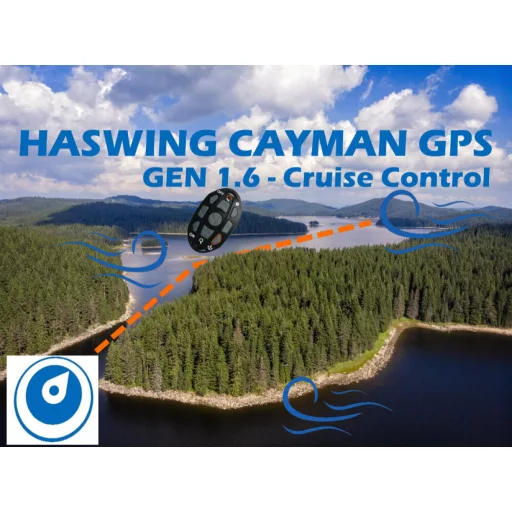 Haswing Cayman B55 Helmsman GPS 12V Gen. 1.6 fekete 137 cm 