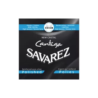   SAVAREZ Gitárhúr készlet klasszikus gitárhoz, New Cristal Cantiga, Kék, polírozott