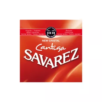   SAVAREZ Gitárhúrok klasszikus gitárhoz, New Cristal Cantiga, Piros, közepes