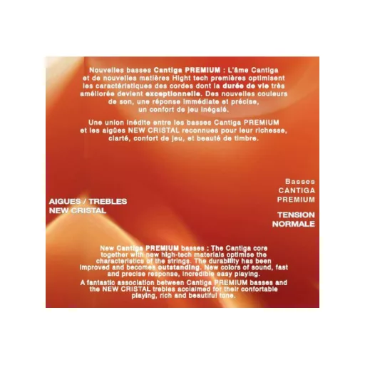 SAVAREZ 510CRP NEW CRISTAL CANTIGA PREMIUM Normál Feszültségű Klasszikus Gitár Húrok