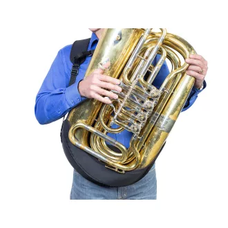   NEOTECH Keresztpánt tuba számára, Holster Harness 18", Szín: fekete