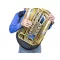 NEOTECH Keresztpánt tuba számára, Holster Harness 18", Szín: fekete