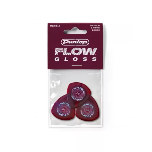 DUNLOP 550P2.0 Flow Gloss (3) Pengető csomag