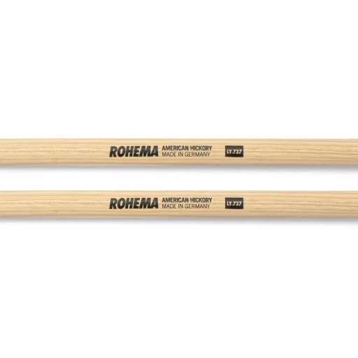 ROHEMA Trommelstöcke Rounded-Tip-Serie, lakkozott Hickory, Lytton