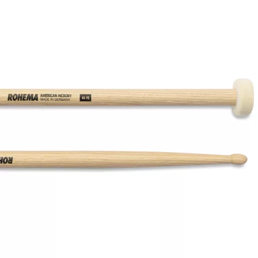 ROHEMA Kombisticks mattlackiert, 5C, fehér filcgolyó