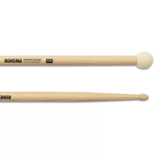 ROHEMA Kombisticks mattlackiert, 5C FK, fehér filcgolyó