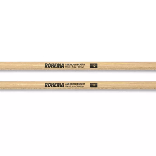 ROHEMA Timbale, lakkozott és kiegyensúlyozott hickory, 10 mm