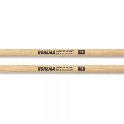 ROHEMA Timbale, lakkozott Hickory és kiegyensúlyozott, 12 mm