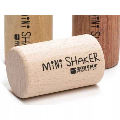 ROHEMA Mini-Shaker Ø 60 x 30 mm, 3 db-os készlet, egyenként 1x diófa, bükkfa, akác tasakban