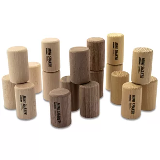 ROHEMA Shaker-Box, 18 Mini-Shaker, natúr, válogatott