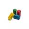 ROHEMA Mini-Shaker Colour, 4 darabos készlet, 1x piros, zöld, kék, sárga a táskában