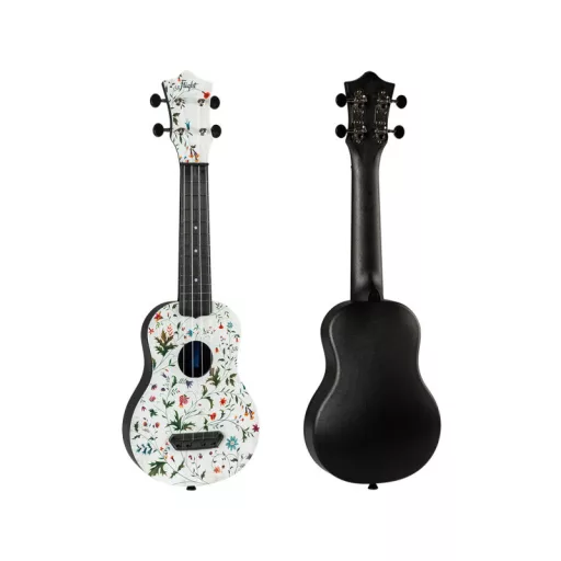 FLIGHT UTS-40 FLOWER Ultra Travel szoprán ukulele táskával
