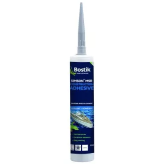   Konstrukciós ragasztó, Bostik, SMP alapú, UV-álló, 290ml, fehér