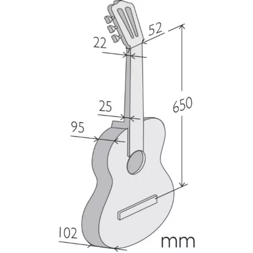 ALHAMBRA 1C LH Balkezes Klasszikus Gitár