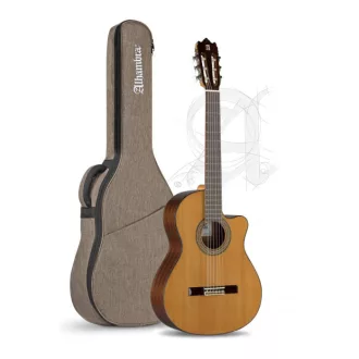 ALHAMBRA 3C CW E1 Elektromos Klasszikus Gitár Táskával