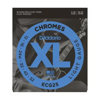 DADDARIO ECG25 12-52 Flatwound elektromos gitárhúrok