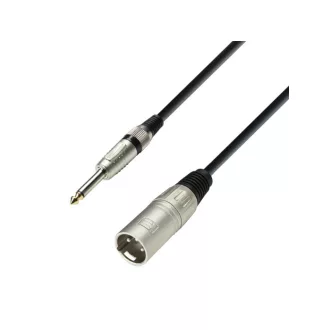ADAM HALL K3MMP1000 XLRM Jack Mono 10m Audio kábel