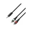 ADAM HALL K3YWCC0300 2x(činč)RCA-3,5 mm sztereó 3 m Y kábel