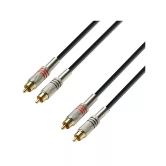 ADAM HALL K3TCC0100 RCA-RCA(činč) 1 m Patch kábel