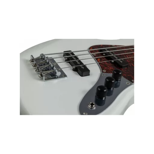 VESTON GUITARS JB-WH Fehér Basszusgitár