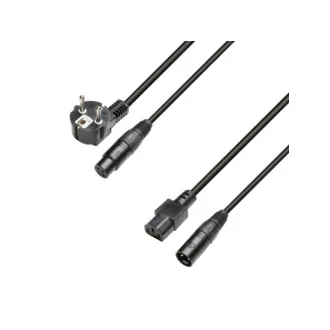   ADAM HALL 8101PSAX0500 5m-es tápkábellel aktív hangsugárzó kábel