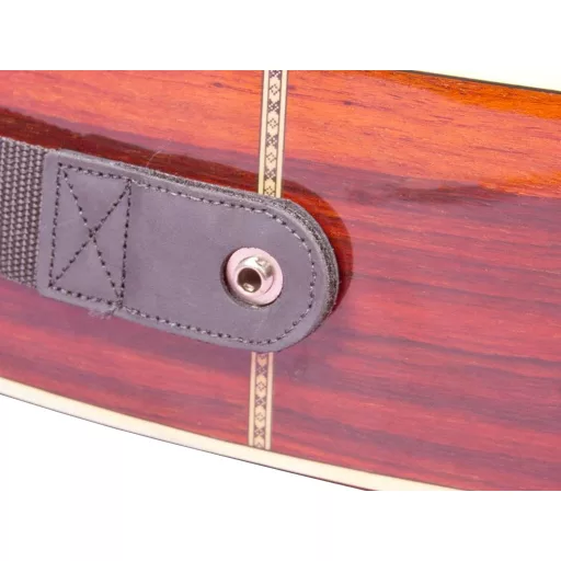 NEOTECH Gitár heveder, Slimline Strap, Slimlockkal, bőr, End Pin Jack, Regular, Szín: fekete